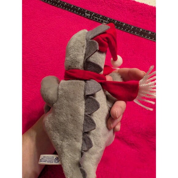 Mastercard MasterValues Dinosaur Plush Christmas Santa Hat Steven Smith Promo - Picture 7 of 8
